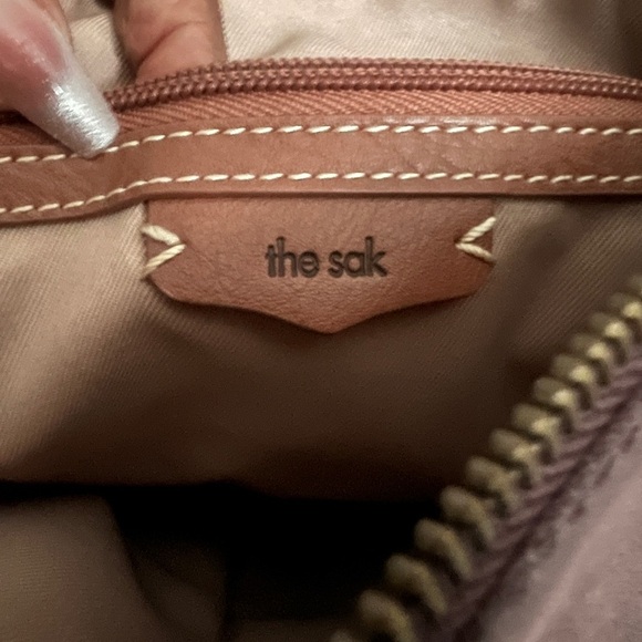 The Sak Brown Distressed Pebbled Leather Crossbody - Picture 7 of 14